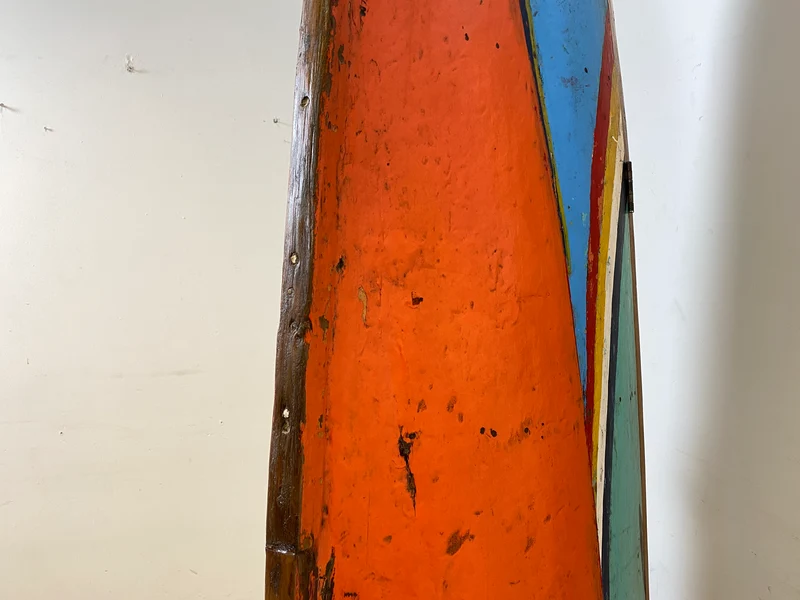Boatwood by WMK I Einzigartige Vitrine handgefertigt aus altem Fischerboot