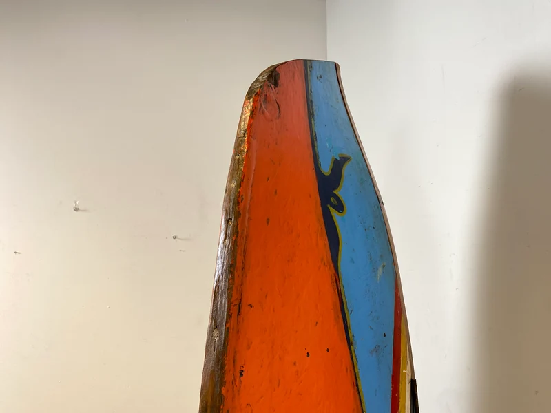 Boatwood by WMK I Einzigartige Vitrine handgefertigt aus altem Fischerboot