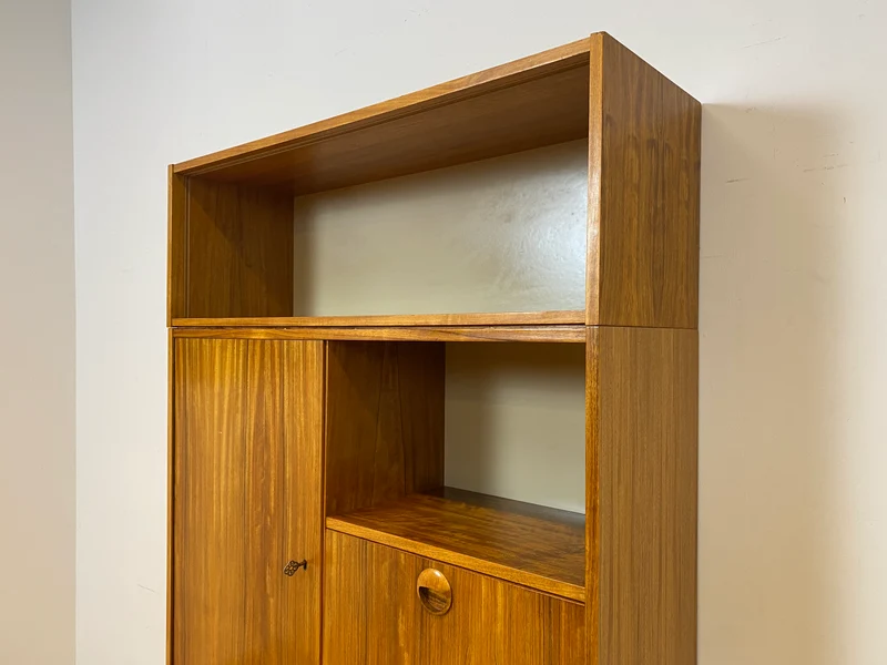 WMK I Kultiges modulares Designer Regalsystem 430 I Joachim Nebelung für VEB Hellerau mit Bar