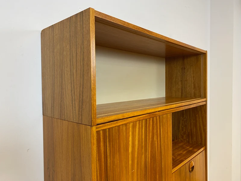 WMK I Kultiges modulares Designer Regalsystem 430 I Joachim Nebelung für VEB Hellerau mit Bar