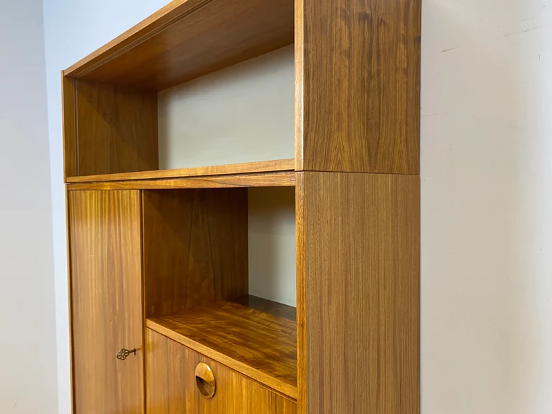 WMK I Kultiges modulares Designer Regalsystem 430 I Joachim Nebelung für VEB Hellerau mit Bar