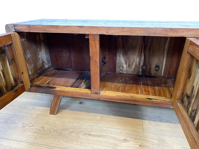 Boatwood by WMK I Detailreiches Sideboard handgefertigt aus altem Bootsholz