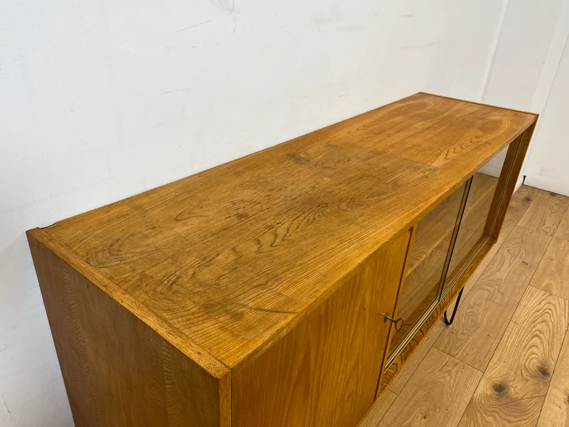 WMK I Designer Sideboard 602/M von VEB Hellerau aus 1962 in Senesche auf Hairpin Metallfüßen