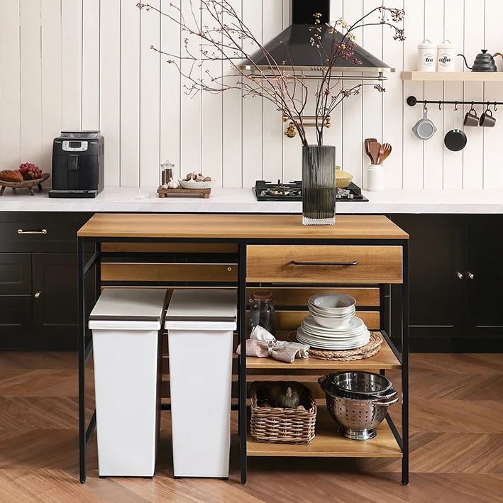 SoBuy | Flurschrank | Kücheninsel | Küchenschrank | FSB71-PF