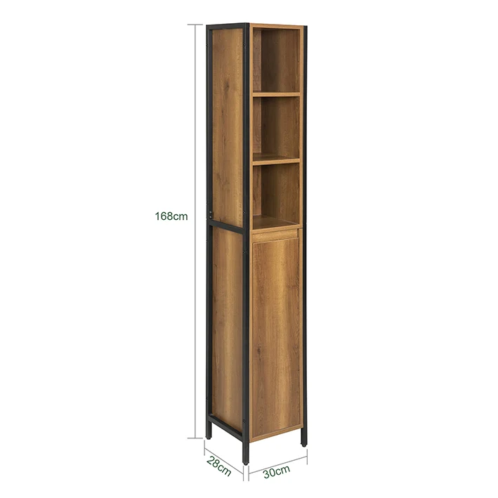 SoBuy | Bad Hochschrank | Badschrank | Badregal Vintage | BZR62-PF