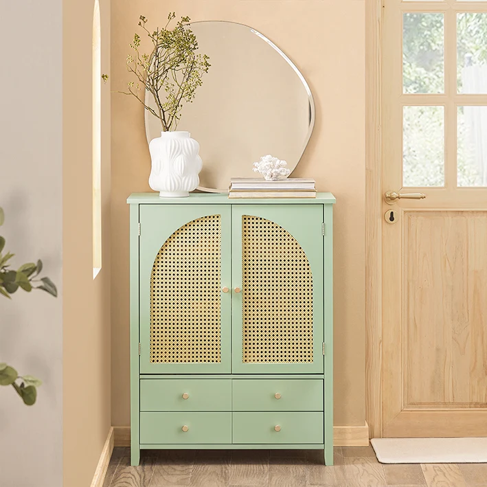 SoBuy | Schuhschrank | Sideboard | Flurschrank | Kommode | FSB72-GR