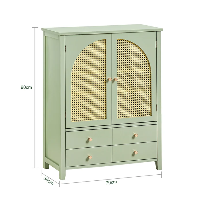 SoBuy | Schuhschrank | Sideboard | Flurschrank | Kommode | FSB72-GR