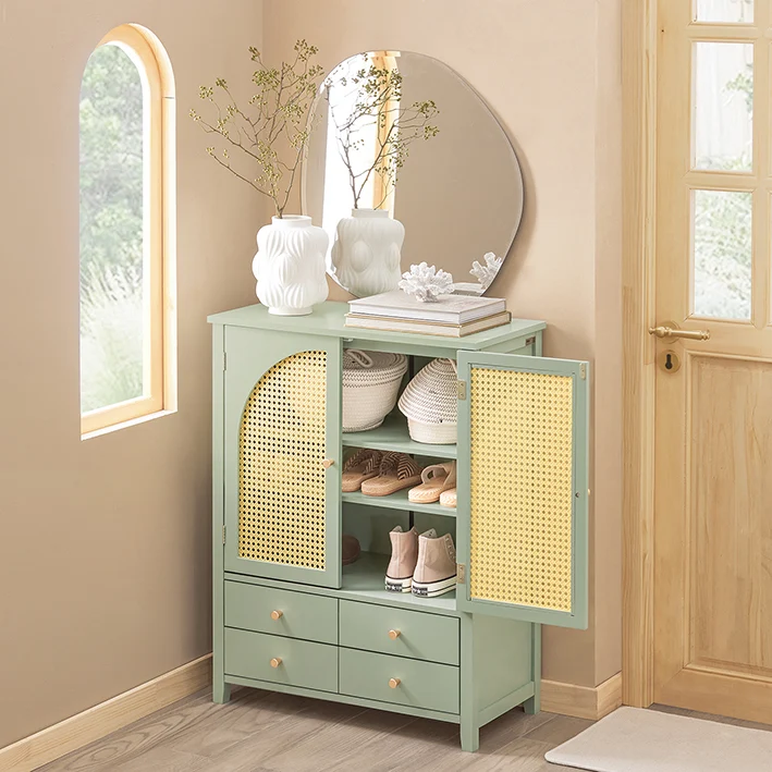 SoBuy | Schuhschrank | Sideboard | Flurschrank | Kommode | FSB72-GR
