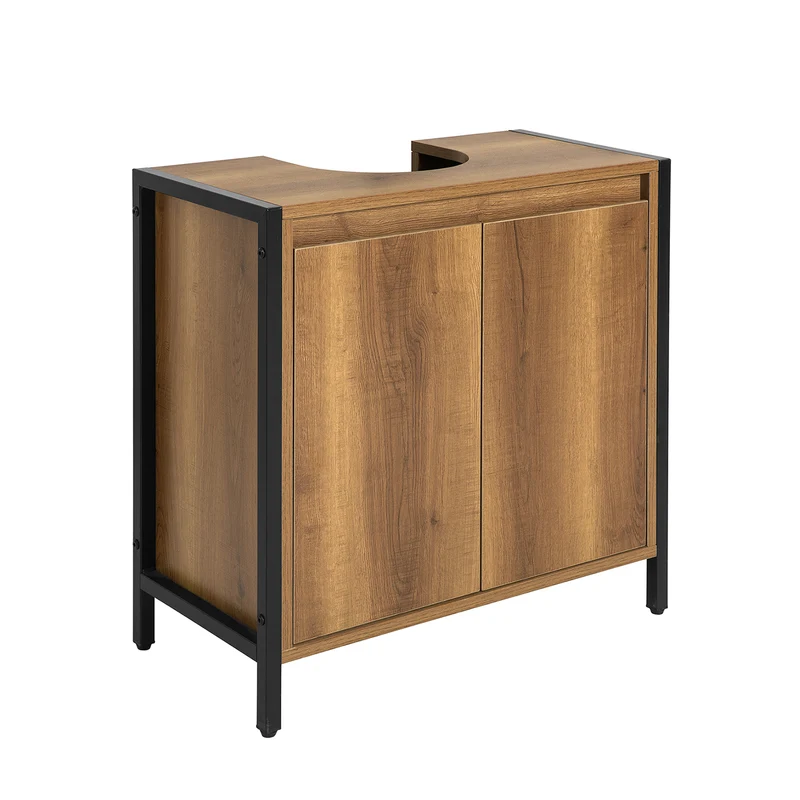 SoBuy | Waschbeckenunterschrank | Badezimmerschrank | Waschtisch | BZR63-PF