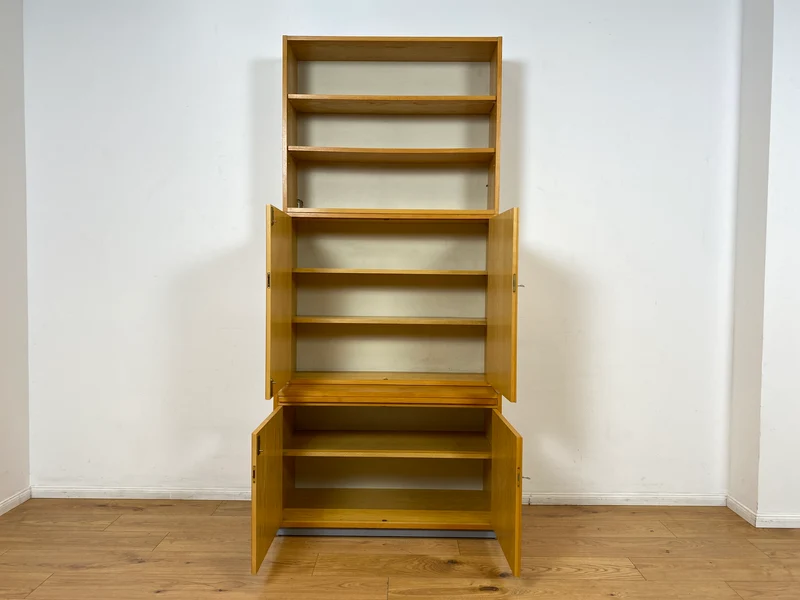 WMK I DDR Designer Highboard 605 von Bruno Knoblauch für VEB Hellerau aus 1968 in Esche