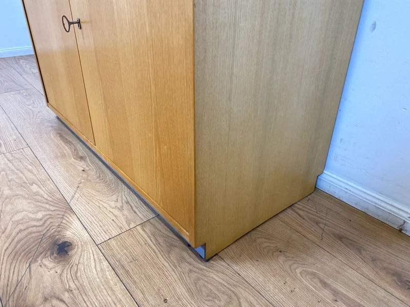 WMK I DDR Designer Highboard 605 von Bruno Knoblauch für VEB Hellerau aus 1968 in Esche