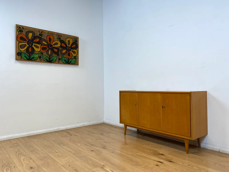 WMK I Versand 85€ I Stilvolles helles Mid-Century Sideboard aus 1965 von VEB Südthüringer Möbelwerken Themar