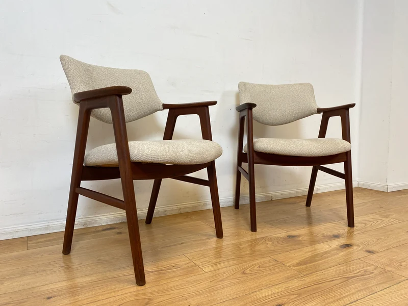WMK I 1/2 Stilvoller skandinavischer Mid-Century Designer Stuhl I Erik Kirkegaard für Glostrup