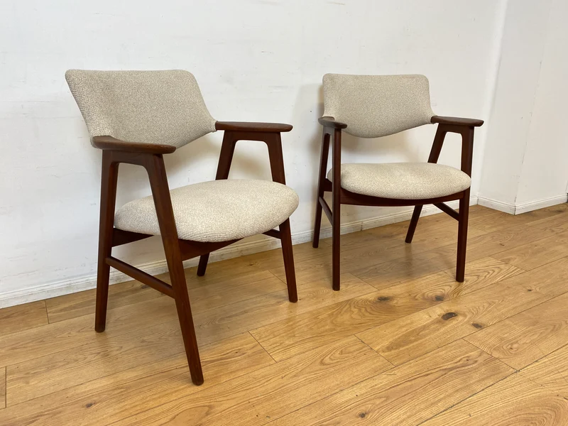 WMK I 1/2 Stilvoller skandinavischer Mid-Century Designer Stuhl I Erik Kirkegaard für Glostrup