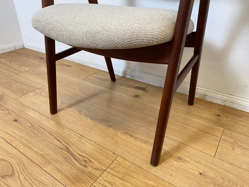 WMK I 1/2 Stilvoller skandinavischer Mid-Century Designer Stuhl I Erik Kirkegaard für Glostrup