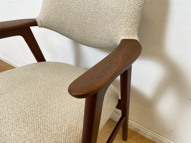WMK I 1/2 Stilvoller skandinavischer Mid-Century Designer Stuhl I Erik Kirkegaard für Glostrup
