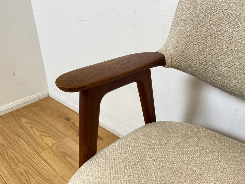 WMK I 1/2 Stilvoller skandinavischer Mid-Century Designer Stuhl I Erik Kirkegaard für Glostrup