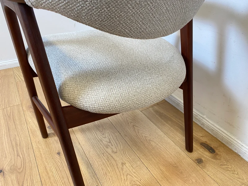 WMK I 1/2 Stilvoller skandinavischer Mid-Century Designer Stuhl I Erik Kirkegaard für Glostrup