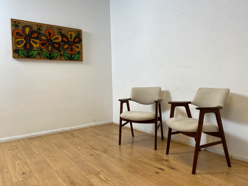 WMK I 1/2 Stilvoller skandinavischer Mid-Century Designer Stuhl I Erik Kirkegaard für Glostrup