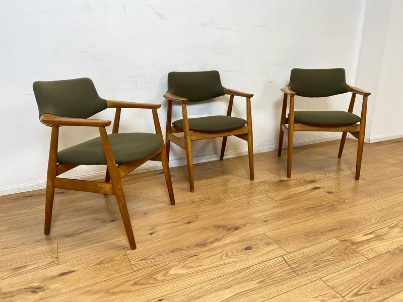 WMK I 1/3 Stilvoller skandinavischer Mid-Century Designer Stuhl I Erik Kirkegaard für Glostrup
