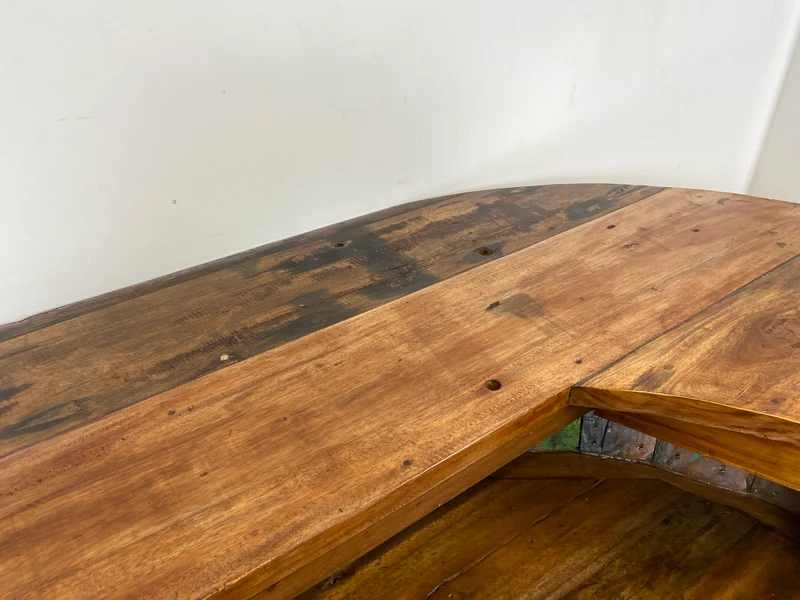 Boatwood by WMK I Einzigartige Bar aus altem Bootsholz I handgefertigtes Unikat in Originalfarben der Boote