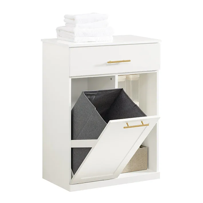 Vorverkauf | SoBuy | Wäscheschrank | Wäschesammler | Badschrank Weiß | BZR66-W