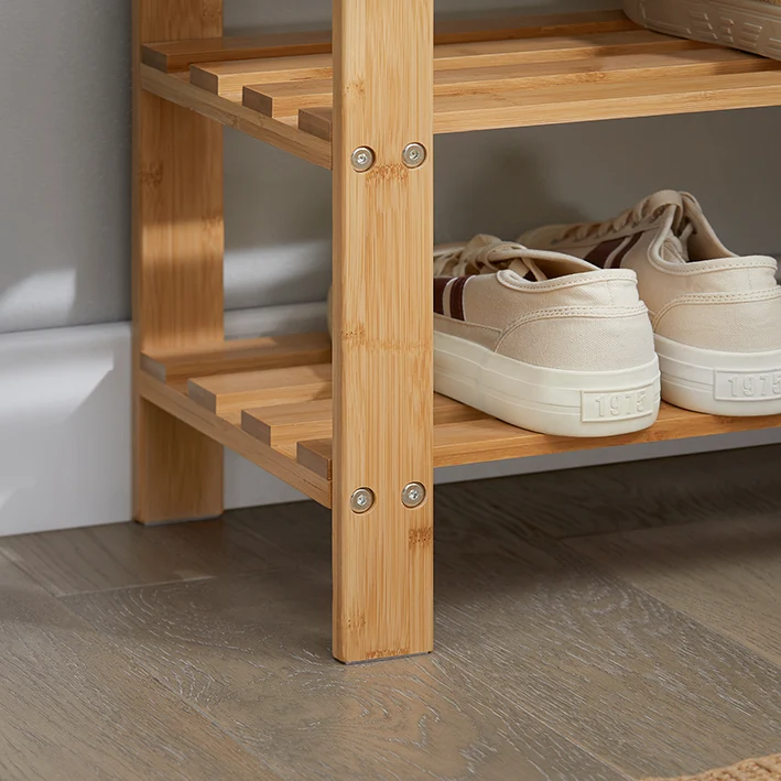 SoBuy | Sitzbank schmal | Breit 50cm Bambus | FSR02-K-N