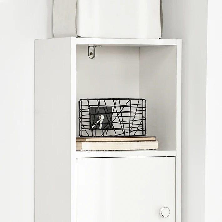 Vorverkauf | SoBuy | Bücherregal mit Schubladen | Bücherschrank | Standregal Holz | STR10-W