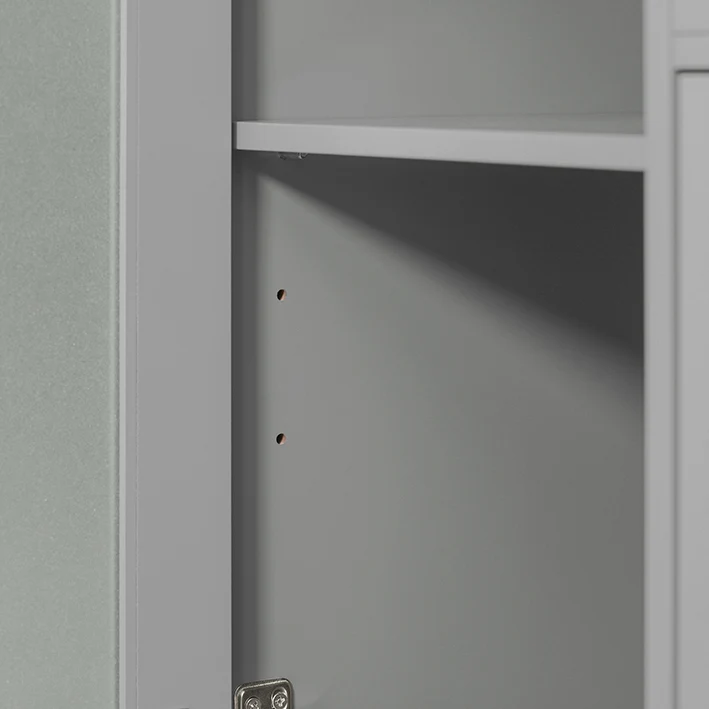 SoBuy | Küchenwagen | Küchenschrank | Sideboard | Vitrinen & Vitrinenschränke | FSB78-HG