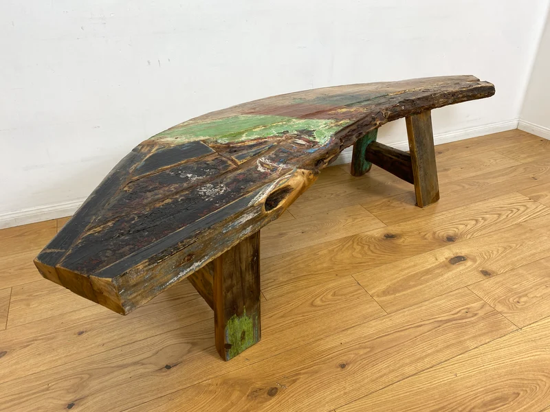 Boatwood by WMK I Nachhaltige & sehr robuste Bank aus altem Bootsholz