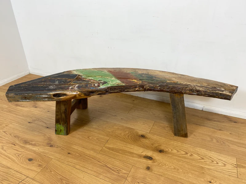 Boatwood by WMK I Nachhaltige & sehr robuste Bank aus altem Bootsholz