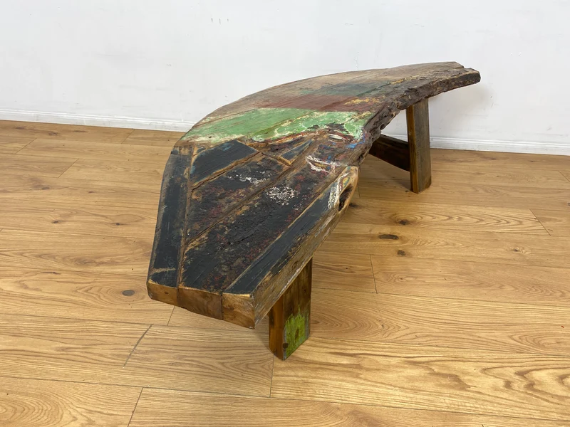 Boatwood by WMK I Nachhaltige & sehr robuste Bank aus altem Bootsholz