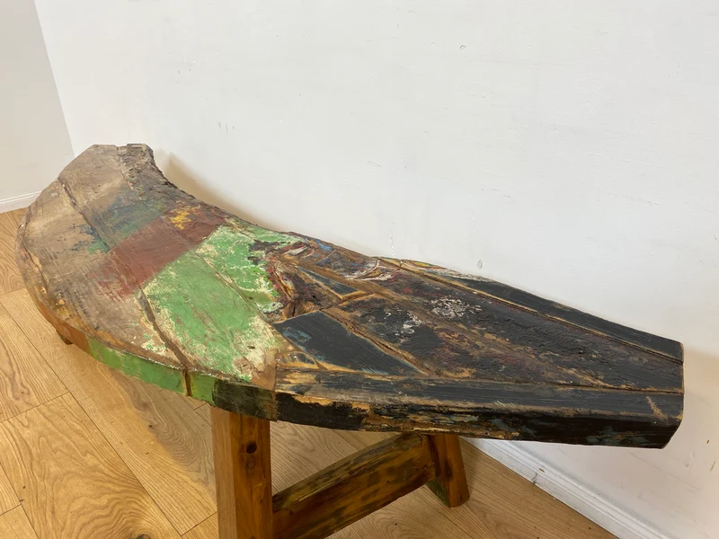 Boatwood by WMK I Nachhaltige & sehr robuste Bank aus altem Bootsholz