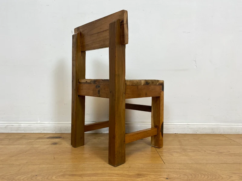 Boatwood by WMK I Einzigartiger & nachhaltiger bunter Kinderstuhl aus altem Bootsholz
