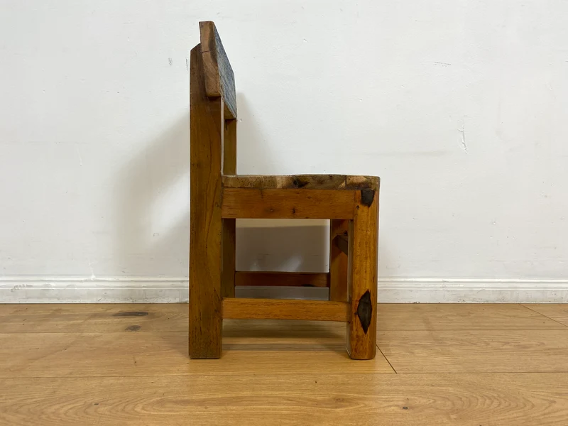 Boatwood by WMK I Einzigartiger & nachhaltiger bunter Kinderstuhl aus altem Bootsholz