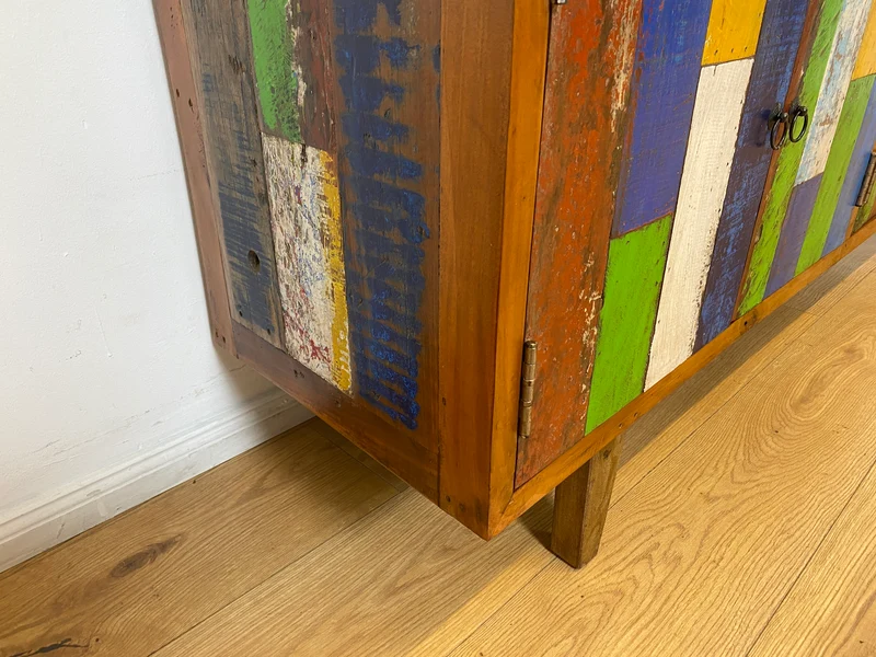 Boatwood by WMK I Nachhaltiges Sideboard handgefertigt aus altem Bootsholz