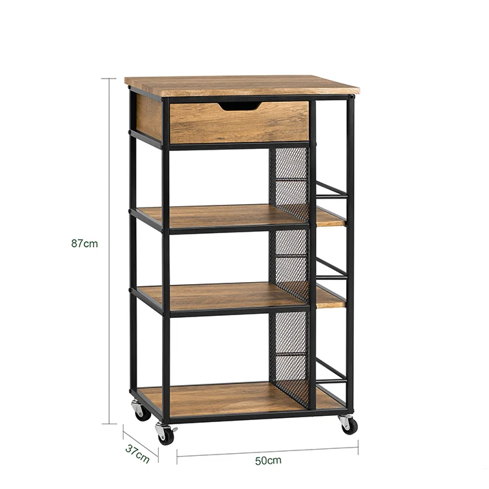 SoBuy | Servierwagen | Beistellwagen | Mehrzweckschrank | FKW99-N