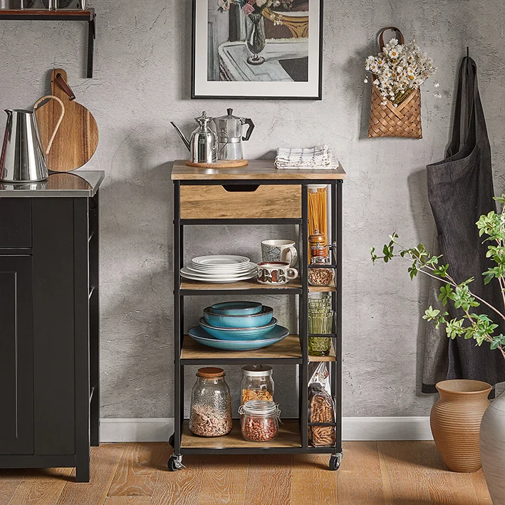 SoBuy | Servierwagen | Beistellwagen | Mehrzweckschrank | FKW99-N