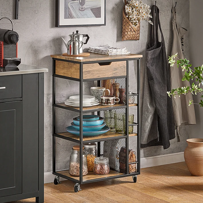 SoBuy | Servierwagen | Beistellwagen | Mehrzweckschrank | FKW99-N