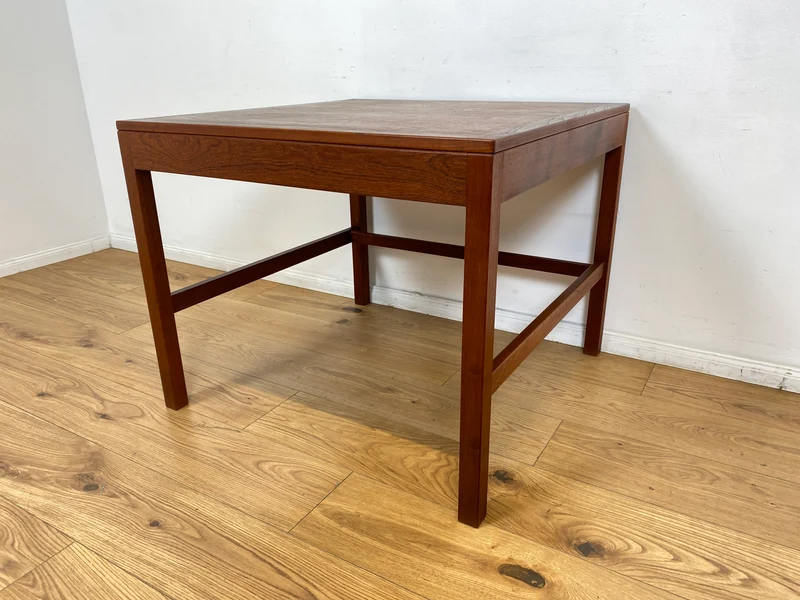 WMK I Stilvoller skandinavischer Mid-Century 2-in-1 Designer Couchtisch von Borge Mogensen für Fredericia Stolefabrik aus Teakholz