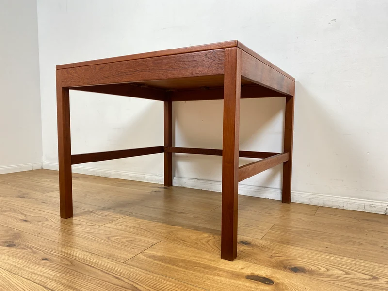 WMK I Stilvoller skandinavischer Mid-Century 2-in-1 Designer Couchtisch von Borge Mogensen für Fredericia Stolefabrik aus Teakholz