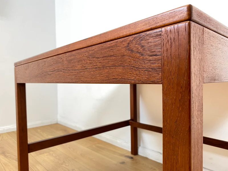 WMK I Stilvoller skandinavischer Mid-Century 2-in-1 Designer Couchtisch von Borge Mogensen für Fredericia Stolefabrik aus Teakholz