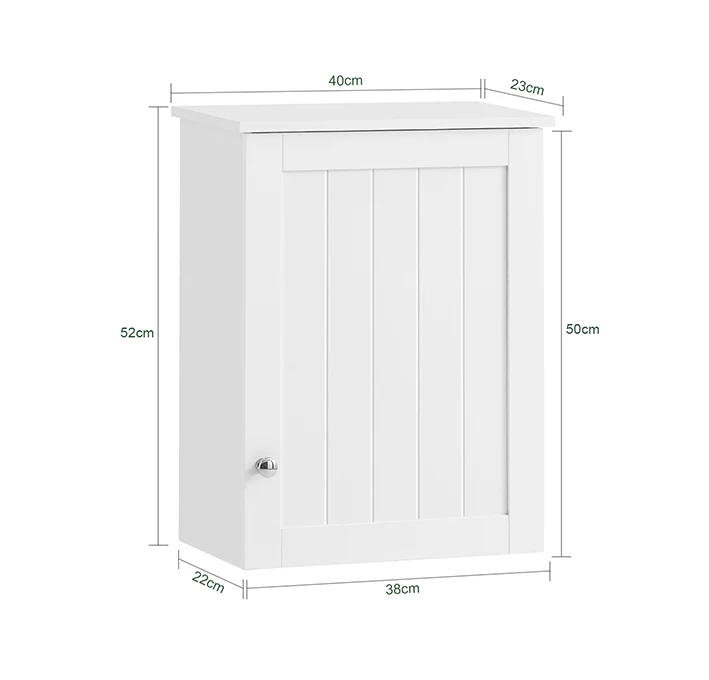 Vorverkauf | SoBuy | Hängeschrank Bad | Wandschrank | Medizinschrank | Weiß | BZR19-W
