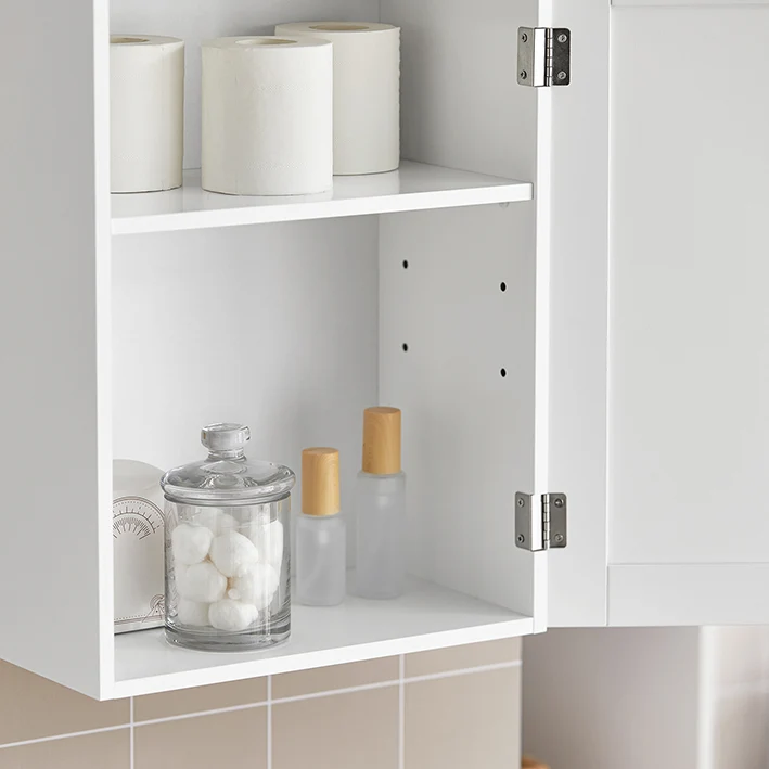 Vorverkauf | SoBuy | Hängeschrank Bad | Wandschrank | Medizinschrank | Weiß | BZR19-W