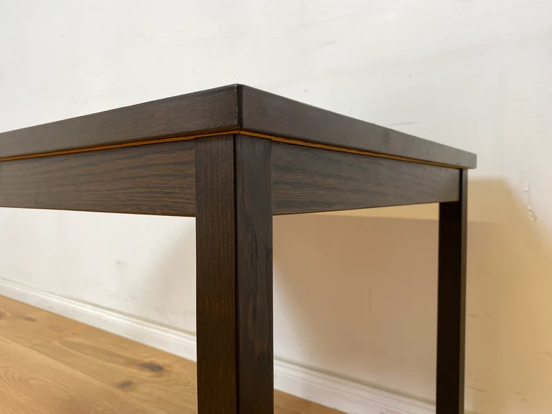 WMK Schöner skandinavischer Couchtisch aus Palisander mit kunstvoll gestalteten Fliesen