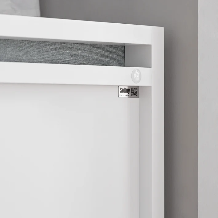 SoBuy | Sitzbank mit 2 Schubladen | Bettbank | Weiß | FSR74-W