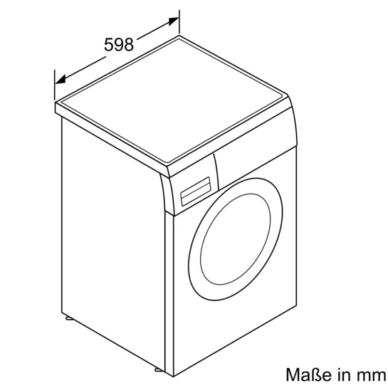 Serie 6 Waschmaschine, unterbaufähig - Frontlader 8 kg max. 1400 U/min. WUU28T71