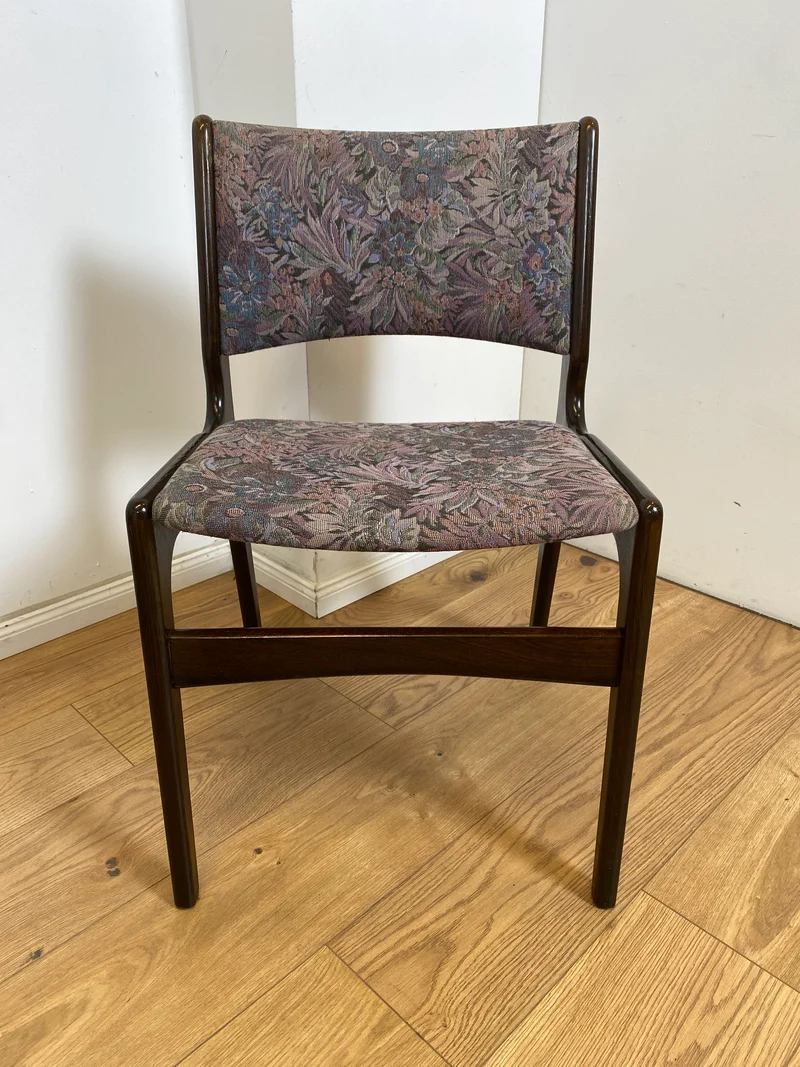 WMK Set aus 4 sehr gut erhaltenen skandinavischen Designerstühlen Modell 89 von Erik Buch für Anderssstrup