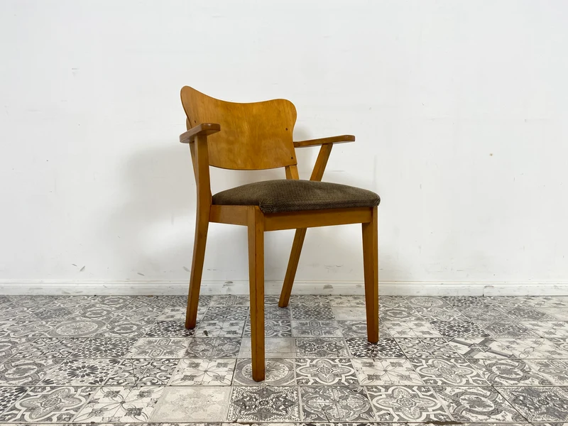 WMK 1/2 Sehr rarer & gut erhaltener Designerstuhl von Selman Selmanagić , Herbert Hirche & Liv Falkenberg für VEB Hellerau