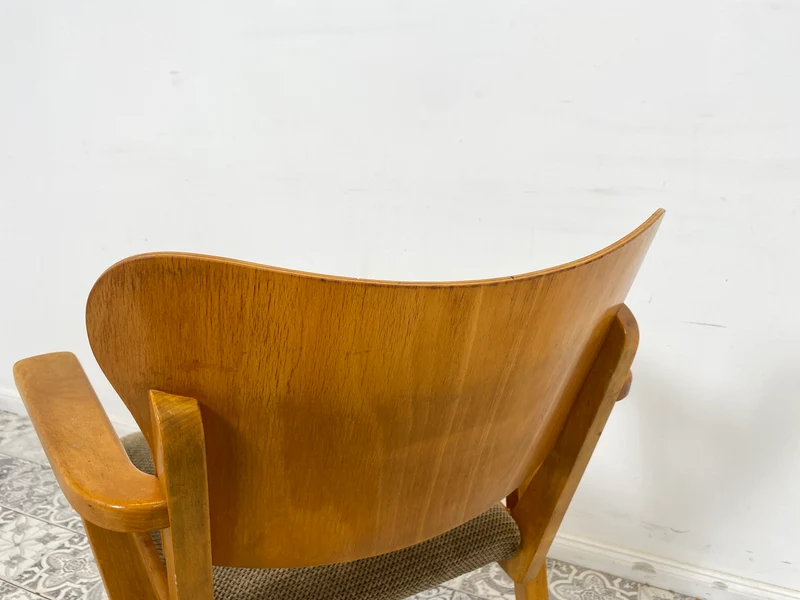WMK 1/2 Sehr rarer & gut erhaltener Designerstuhl von Selman Selmanagić , Herbert Hirche & Liv Falkenberg für VEB Hellerau